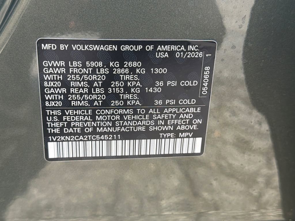 New 2026 Volkswagen Atlas SE AWD/4WD image 31