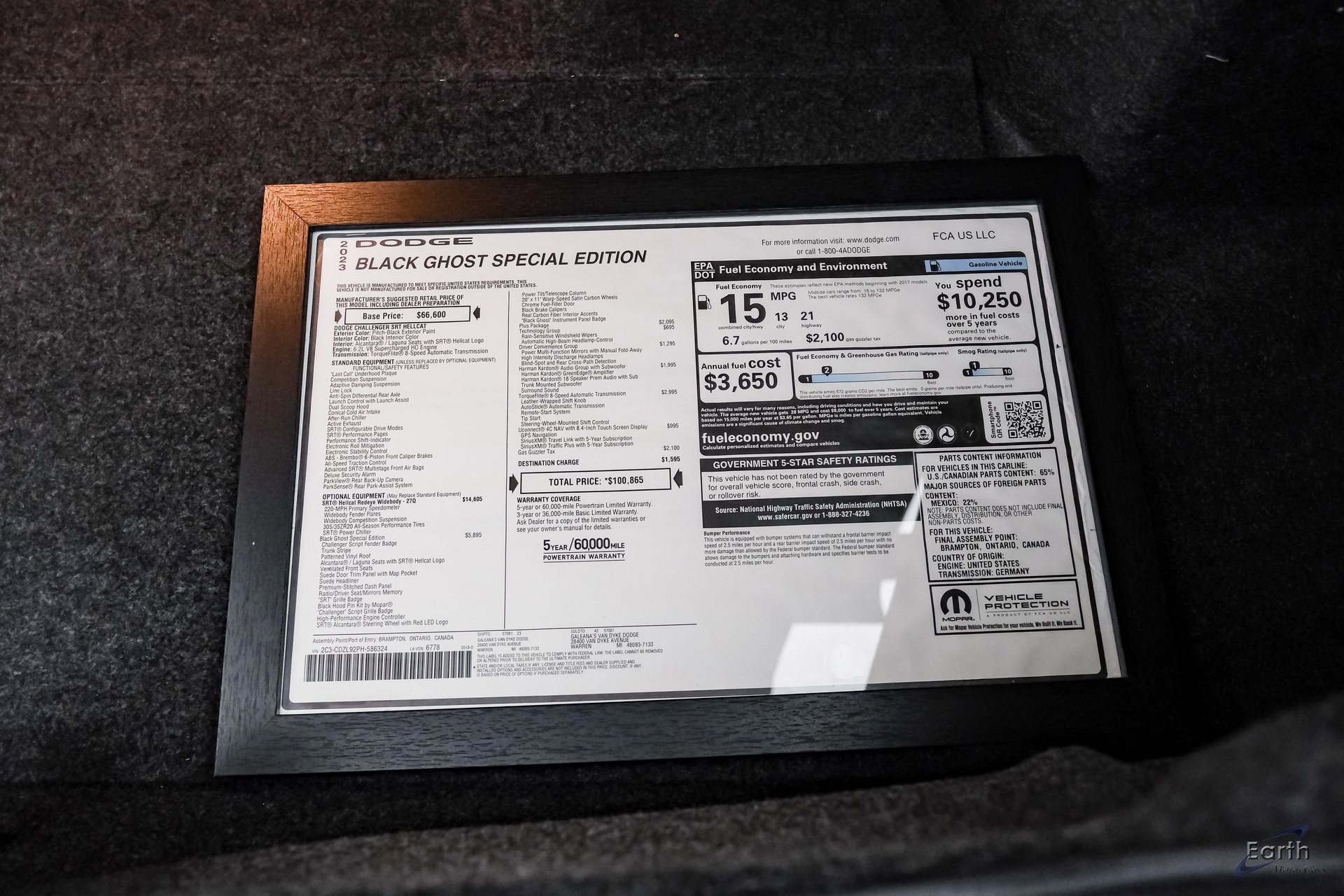 Used 2023 Dodge Challenger SRT Hellcat Redeye image 76