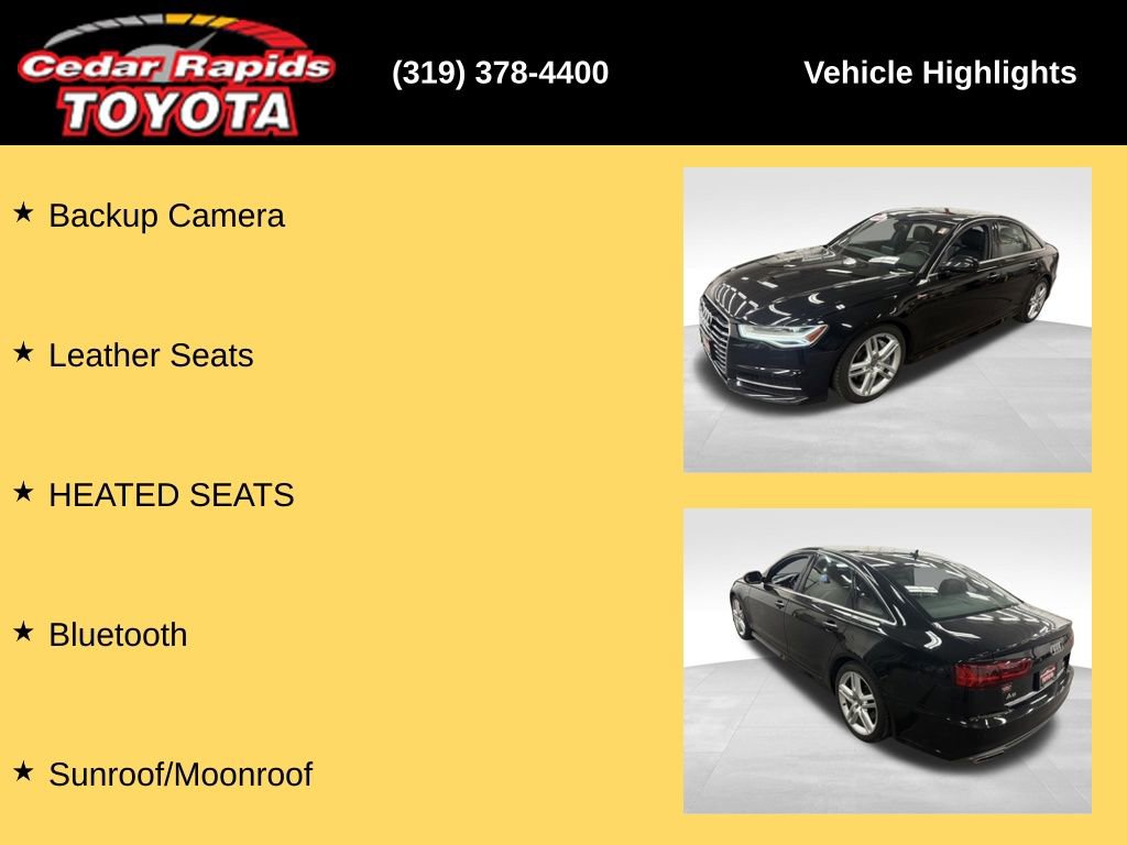 Used 2016 Audi A6 3.0T Premium Plus w/ S Line Sport Package image 15