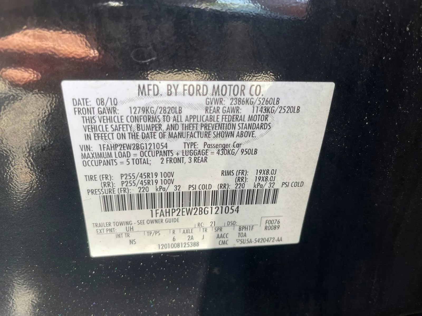 Used 2011 Ford Taurus SEL w/ 202A Rapid Spec Order Code image 26