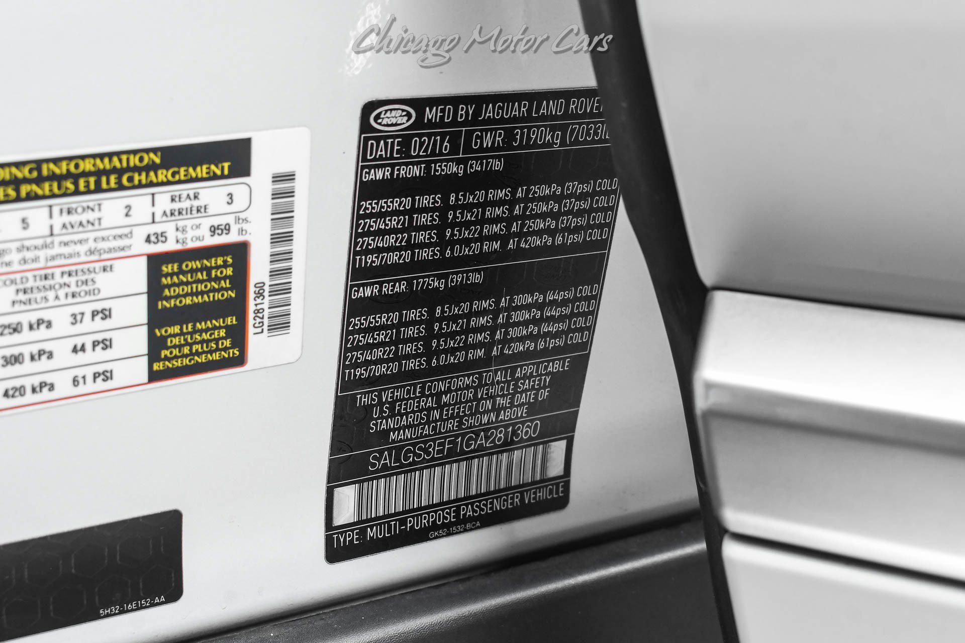 Used 2016 Land Rover Range Rover Long Wheelbase Supercharged image 63