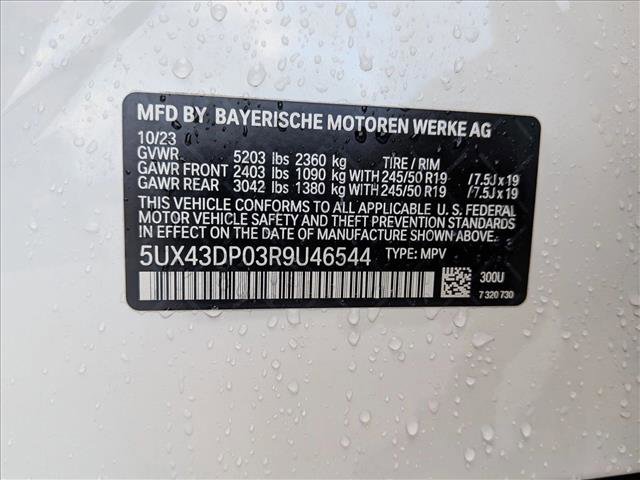 Certified 2024 BMW X3 sDrive30i w/ Convenience Package RWD image 16