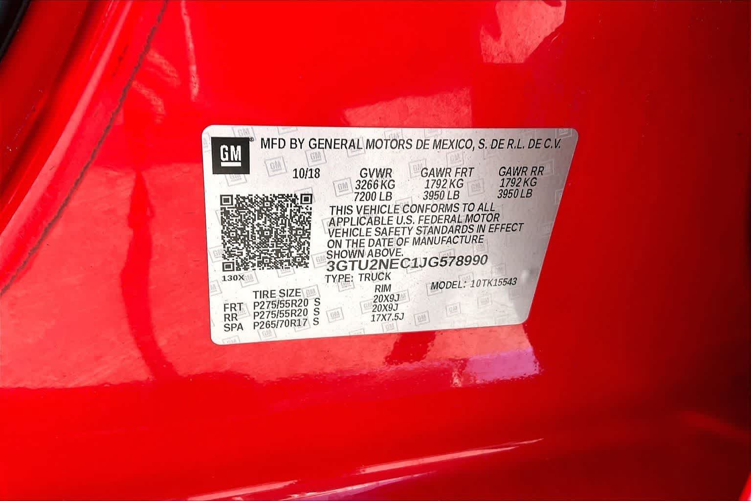 Used 2018 GMC Sierra 1500 SLT w/ SLT Premium Package AWD/4WD image 20