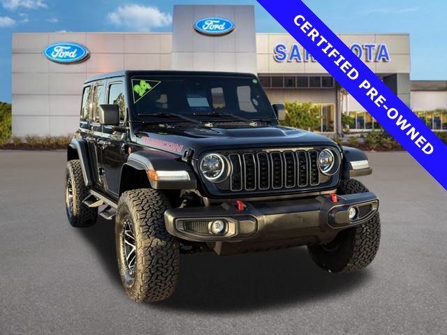 Used 2024 Jeep Wrangler Unlimited Rubicon w/ XTREMEE 35" Tire Package