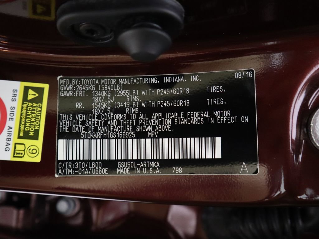 Used 2016 Toyota Highlander XLE image 36