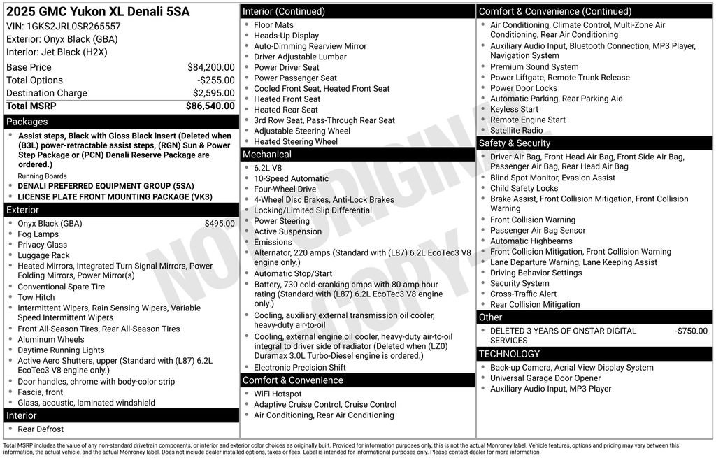 Used 2025 GMC Yukon XL Denali image 3