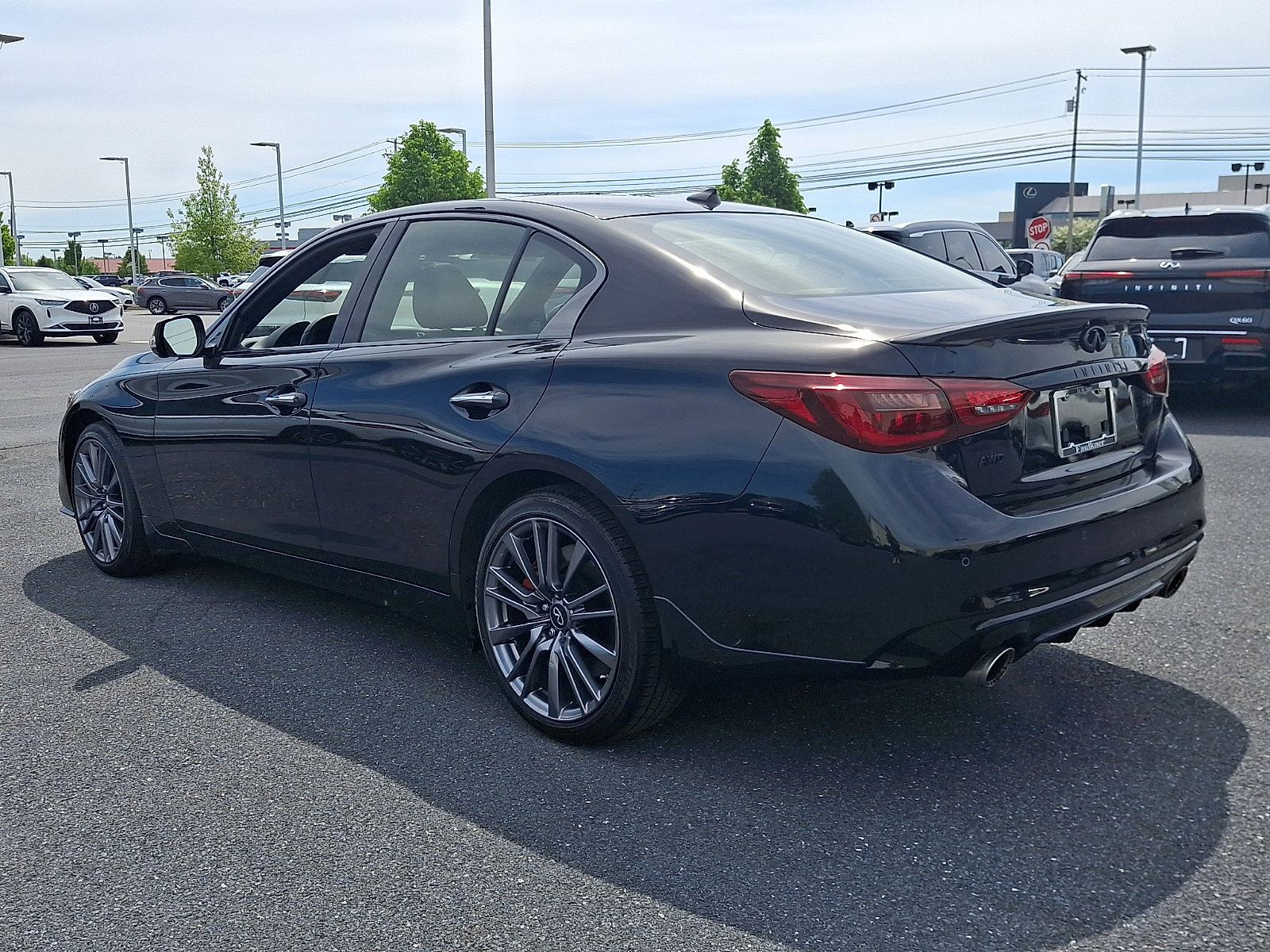 Certified 2023 INFINITI Q50 Red Sport 400 w/ Black Opal Edition AWD/4WD image 4