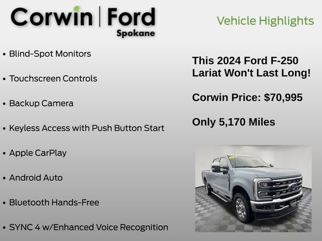 Certified 2024 Ford F250 Lariat w/ Chrome Package image 13