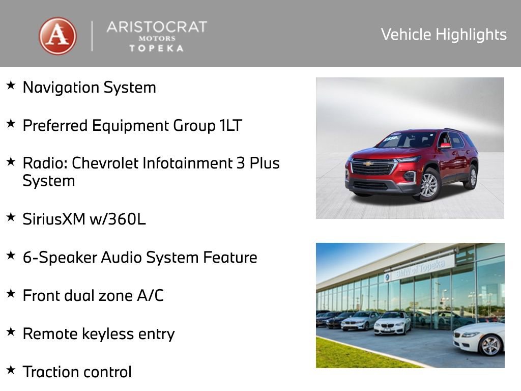 Used 2023 Chevrolet Traverse LT image 2