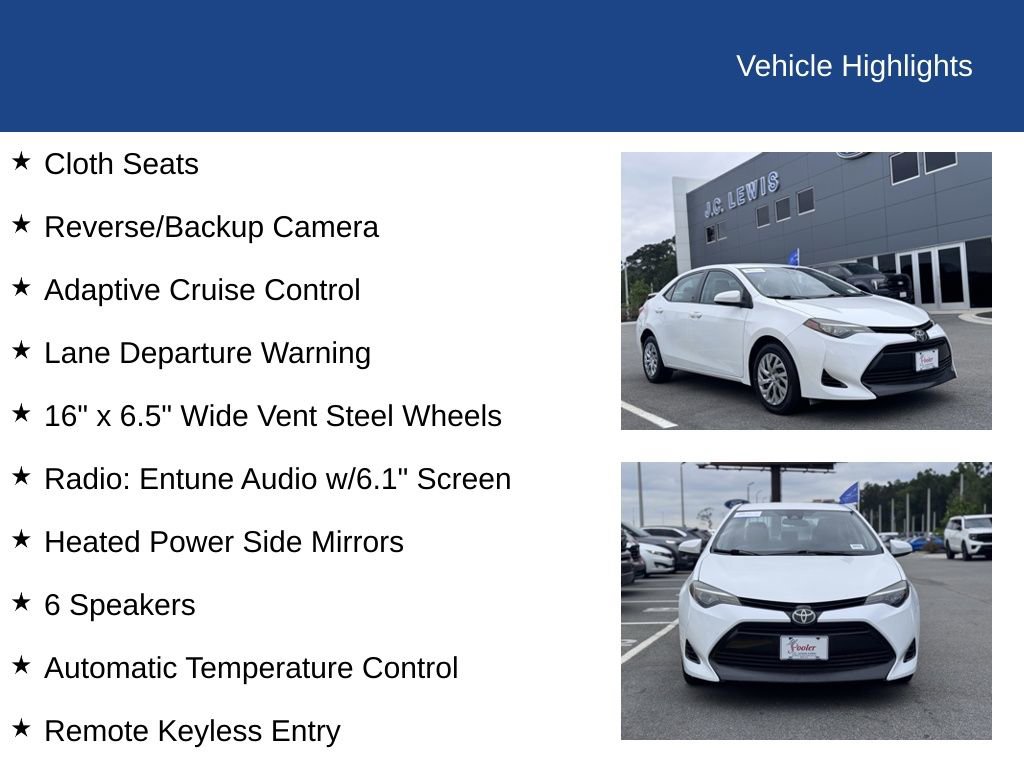 Used 2017 Toyota Corolla LE FWD image 23