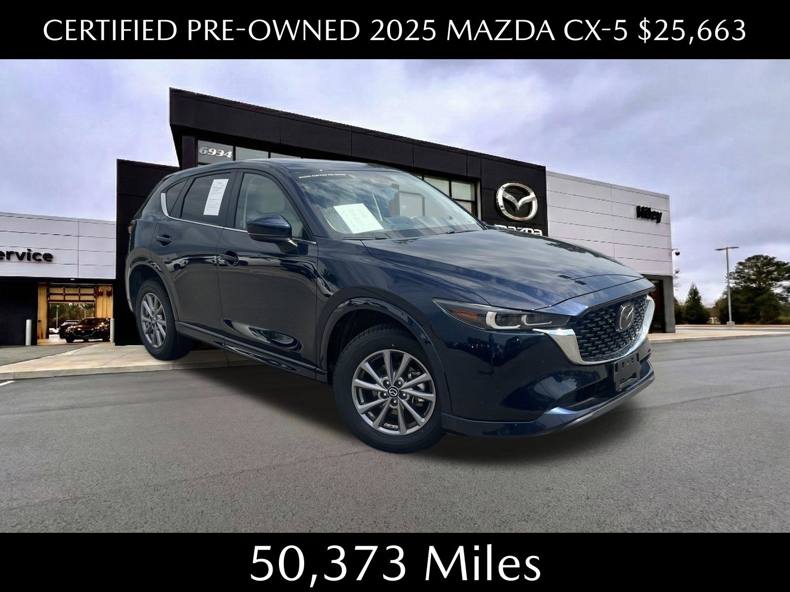 Certified 2025 MAZDA CX-5 AWD 2.5 S w/ Preferred Package 360° Tour