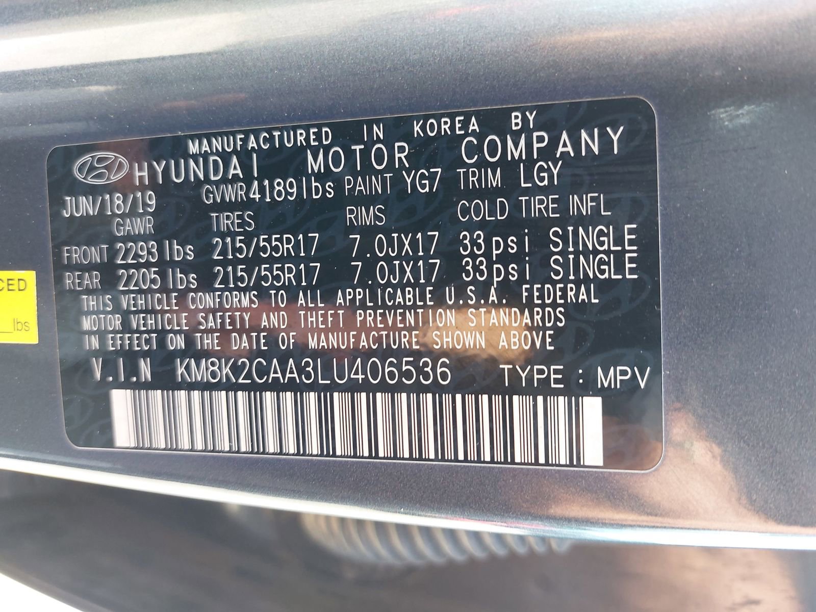 Used 2020 Hyundai Kona SEL w/ Cargo Package image 11