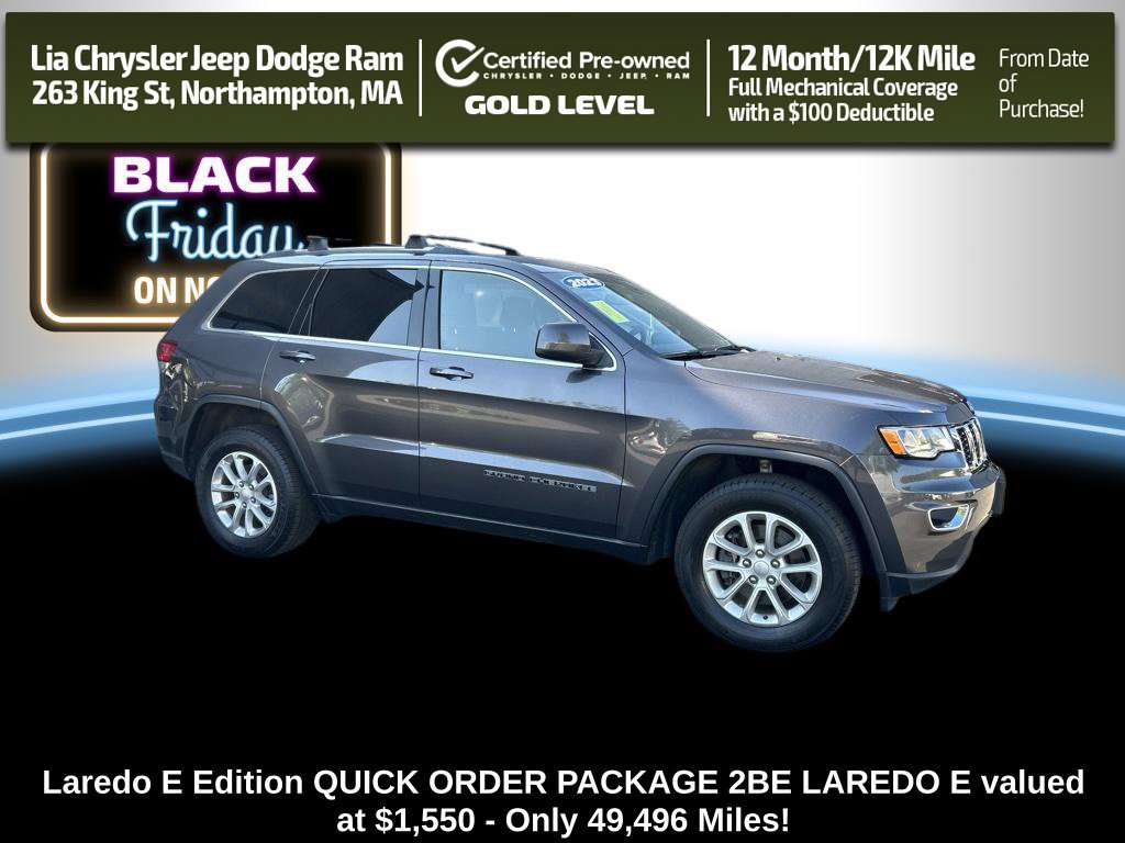 Certified 2021 Jeep Grand Cherokee Laredo AWD/4WD 360° Tour