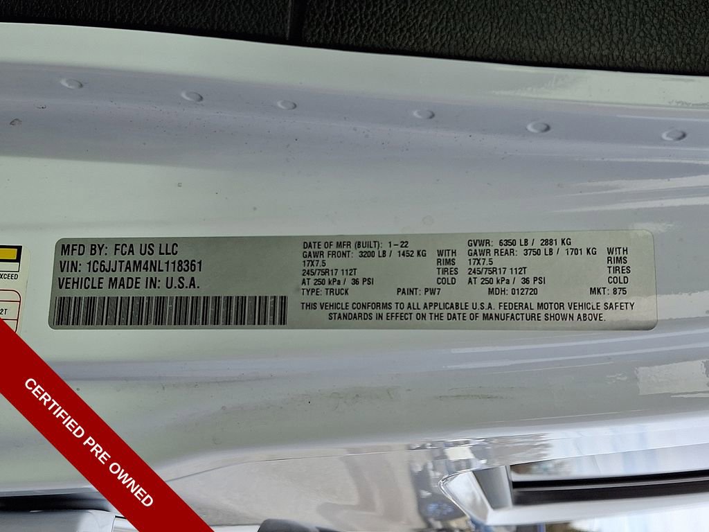 Used 2022 Jeep Gladiator Sport image 28