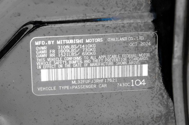 Used 2024 Mitsubishi Mirage G4 Black Edition FWD image 51