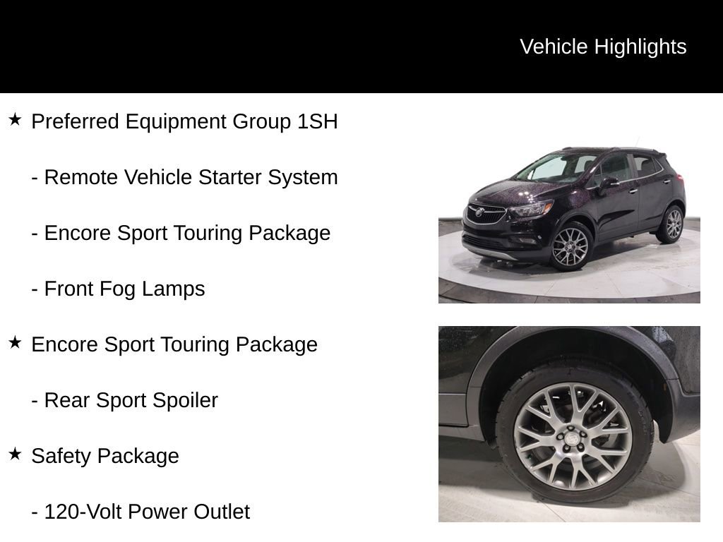 Used 2018 Buick Encore Sport Touring w/ Safety Package image 7