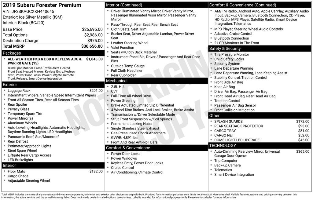 Used 2019 Subaru Forester Premium image 5
