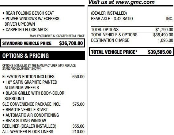 Used 2020 GMC Canyon SLE w/ Elevation Edition image 2