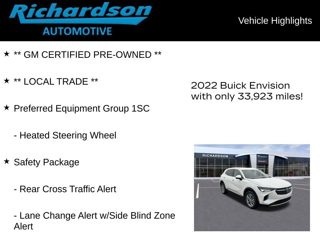 Used 2022 Buick Envision Preferred image 12