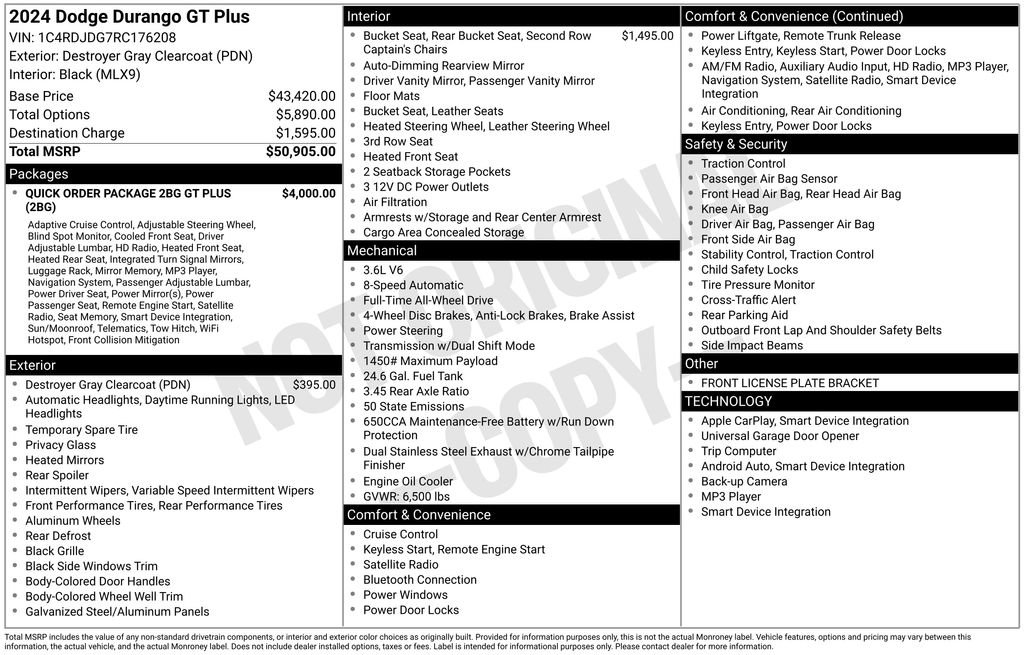 Used 2024 Dodge Durango GT image 34