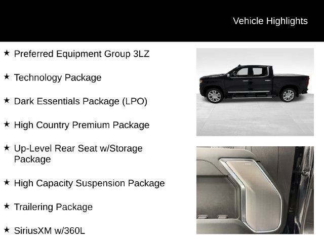 Certified 2024 Chevrolet Silverado 1500 High Country w/ High Country Premium Package AWD/4WD image 27