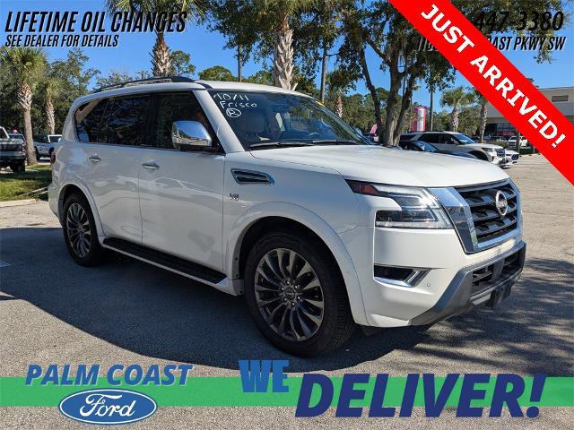 Used 2021 Nissan Armada Platinum w/ Captain's Chairs Package