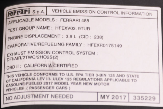 Used 2017 Ferrari 488 Spider RWD image 57