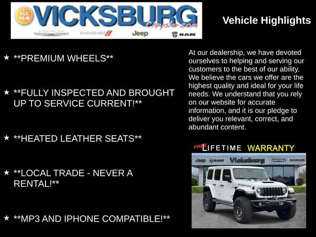 Used 2025 Jeep Wrangler Unlimited Rubicon 392 AWD/4WD image 13