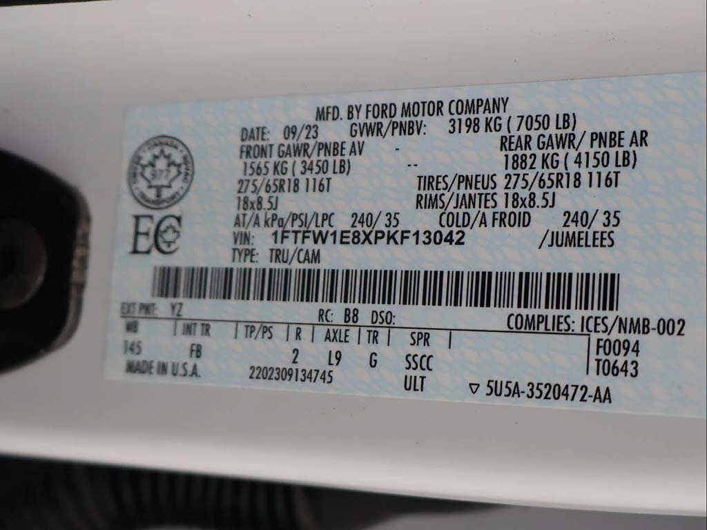Used 2023 Ford F150 XLT w/ Equipment Group 302A High AWD/4WD image 51