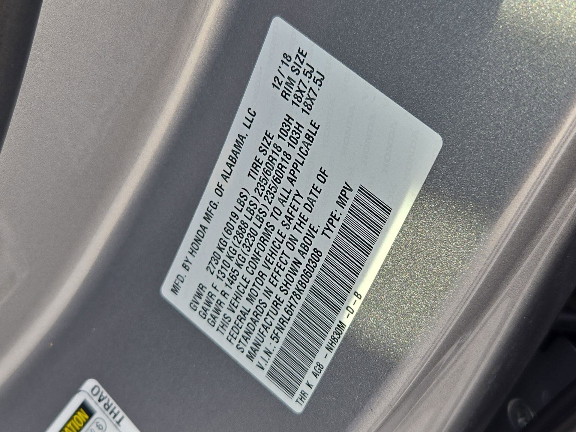 Used 2019 Honda Odyssey EX-L image 32