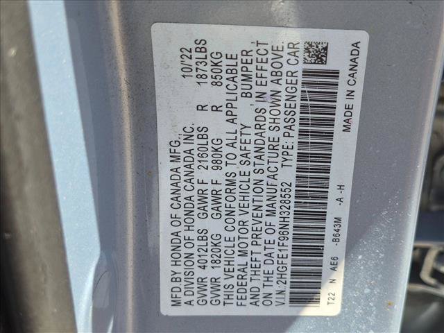 Used 2022 Honda Civic Touring image 22