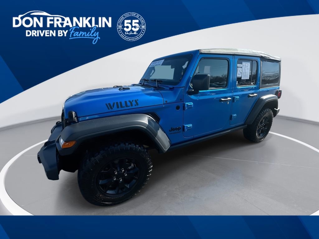 Used 2022 Jeep Wrangler Unlimited Willys image 1