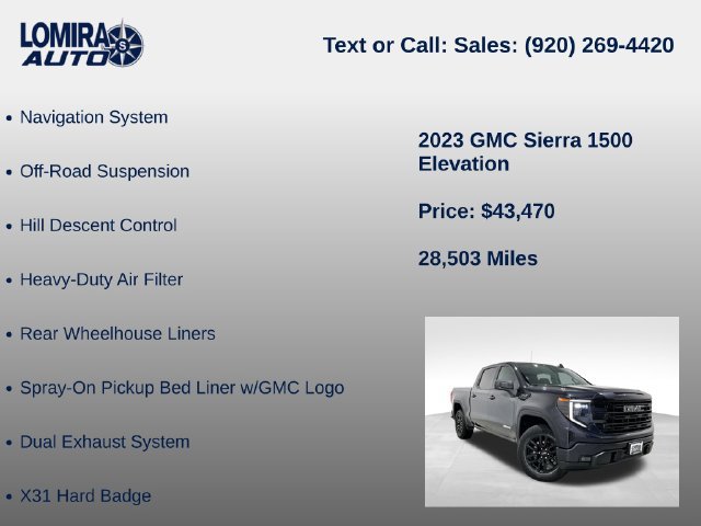 Used 2023 GMC Sierra 1500 Elevation AWD/4WD image 33