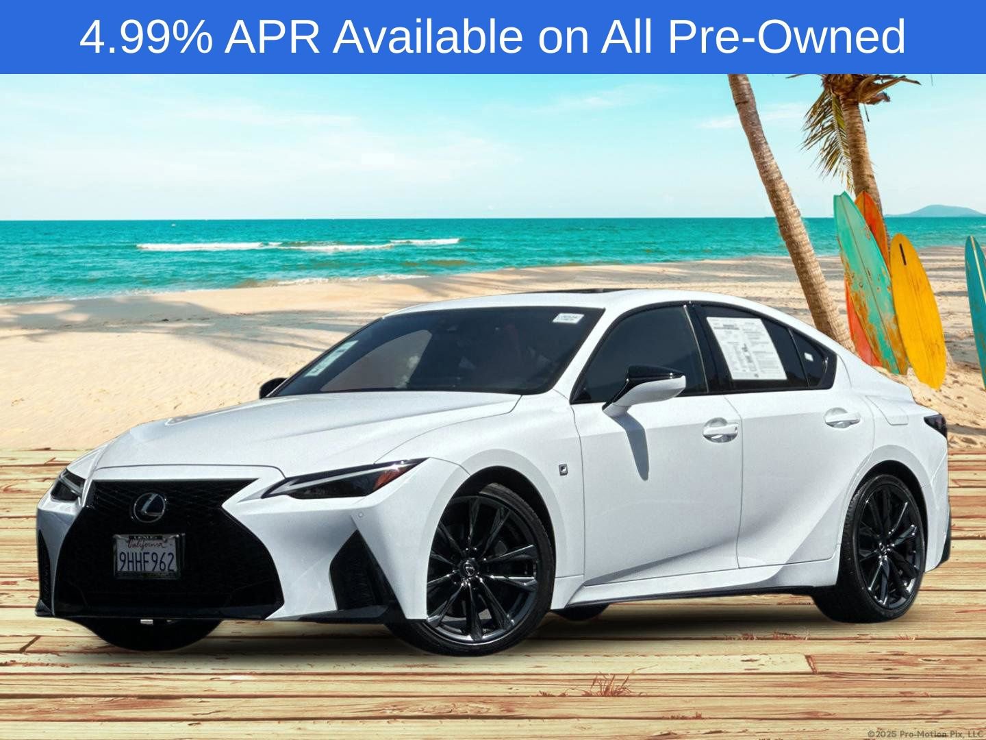 Used 2023 Lexus IS 350 F Sport w/ Accessory Package RWD image 2