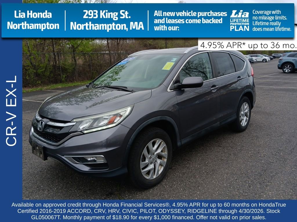 Used 2016 Honda CR-V EX-L image 1