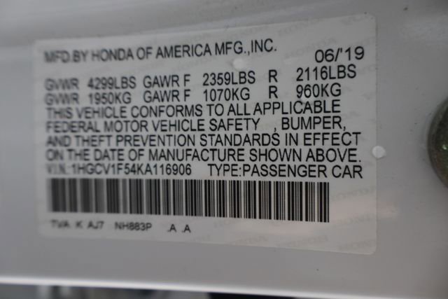 Used 2019 Honda Accord EX-L image 29