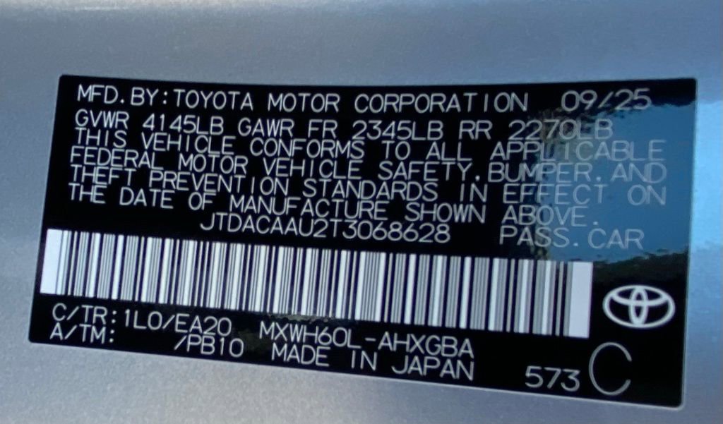 New 2026 Toyota Prius XLE image 18