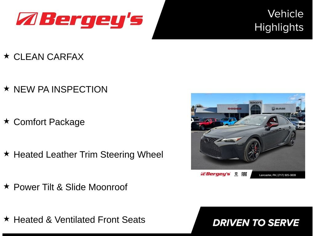 Used 2021 Lexus IS 300 AWD w/ Comfort Package image 5