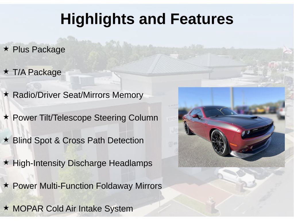 Used 2023 Dodge Challenger R/T Scat Pack w/ T/A Package RWD image 5