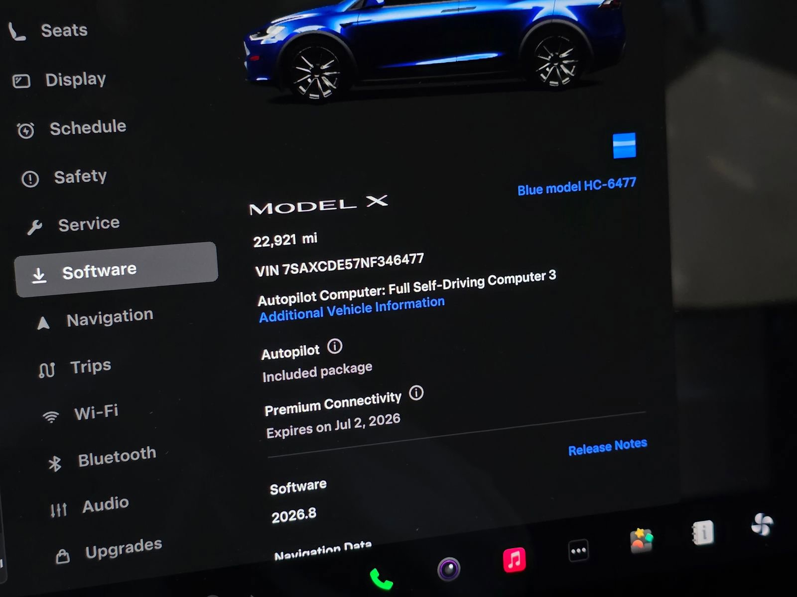 Used 2022 Tesla Model X AWD/4WD image 4