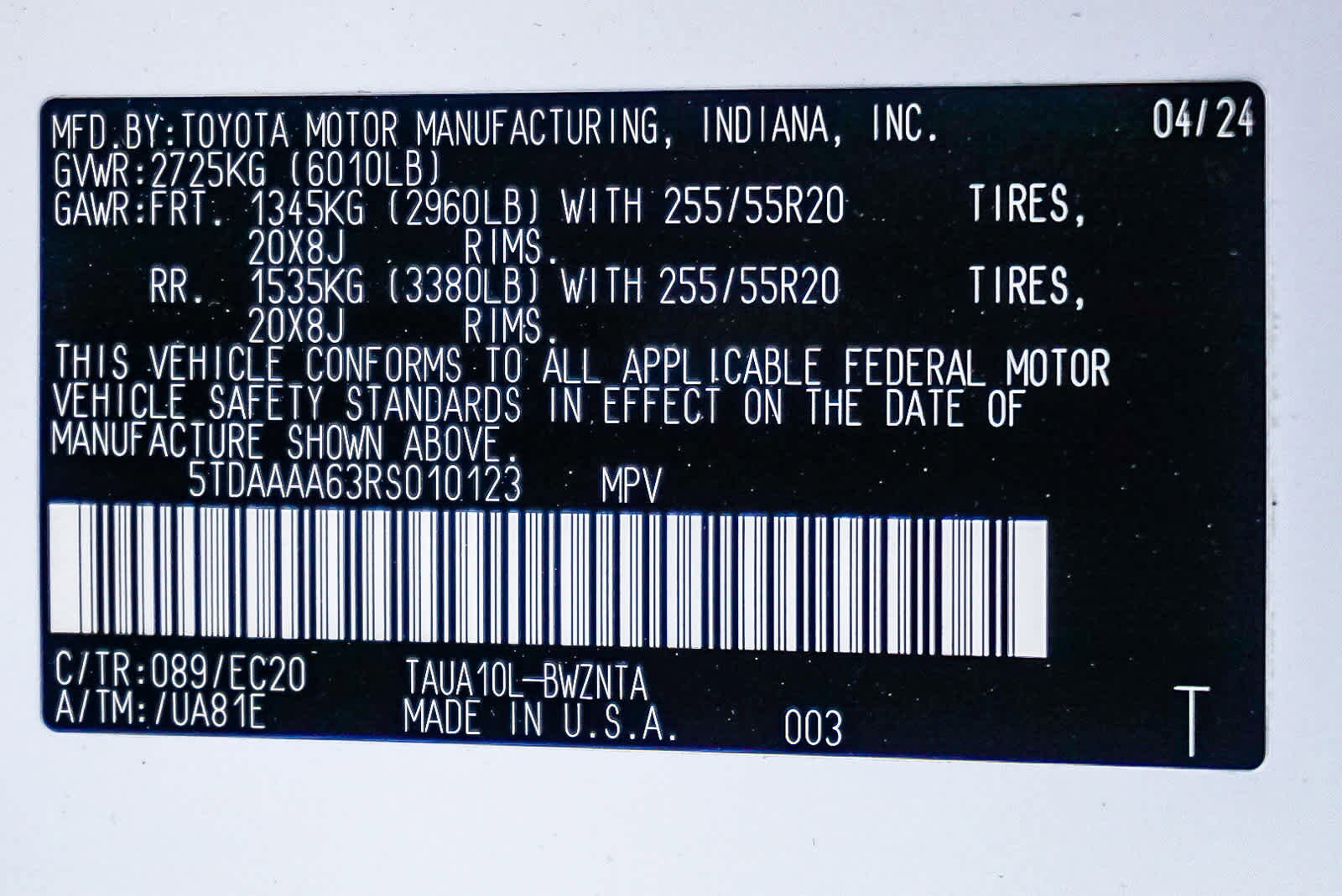 Certified 2024 Lexus TX 350 TX 350 w/ Cold Weather Package image 32