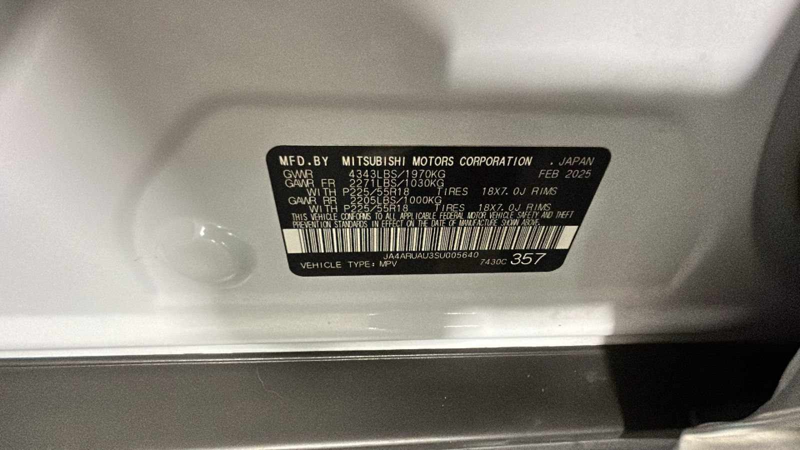 Used 2025 Mitsubishi Outlander Sport LE AWD/4WD image 10