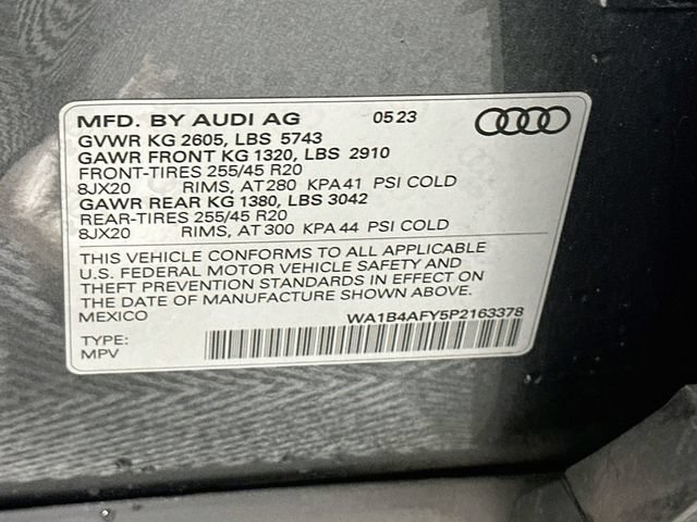Used 2023 Audi SQ5 Premium Plus w/ Premium Plus Package AWD/4WD image 32