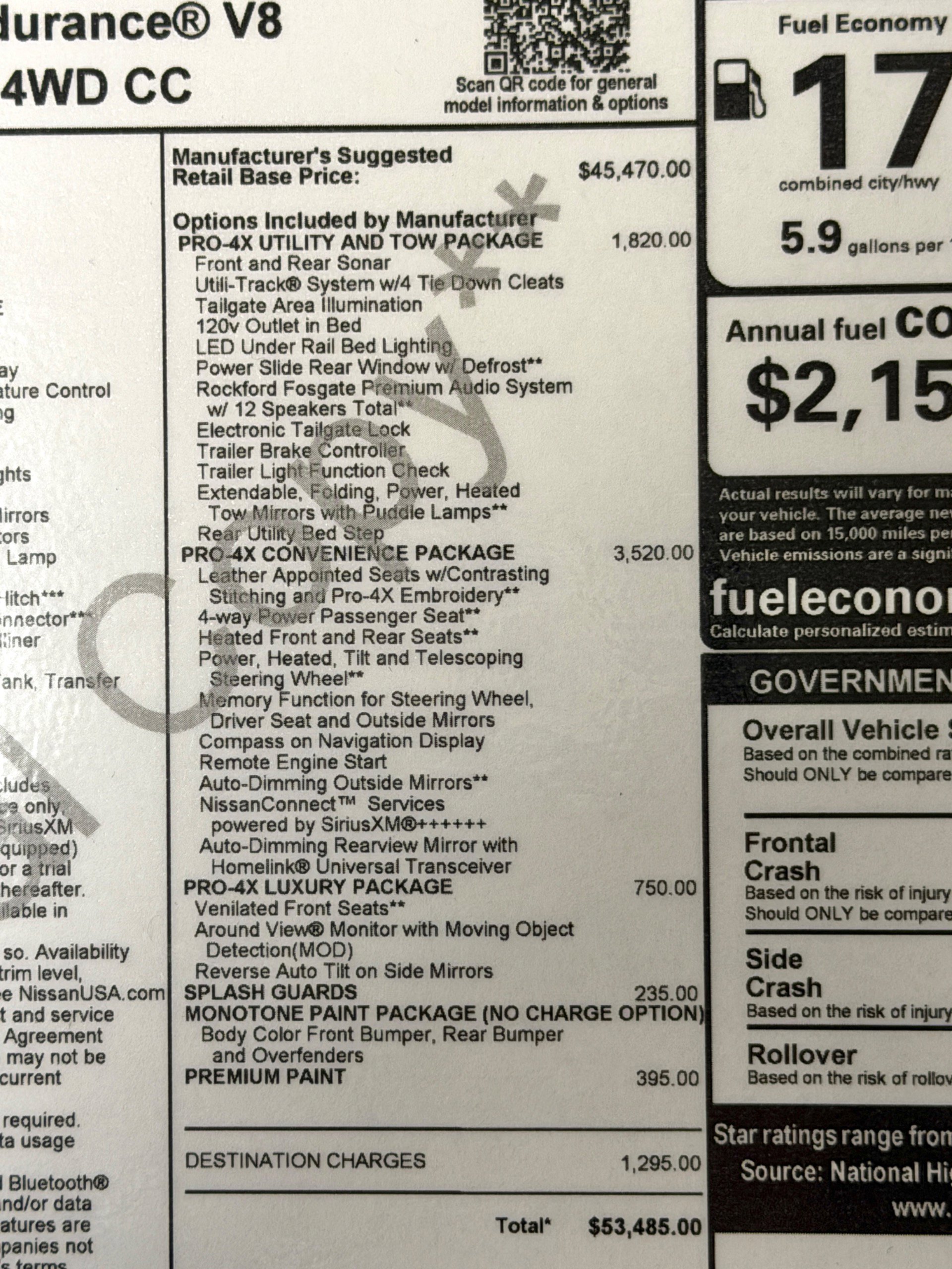 Used 2017 Nissan Titan PRO-4X w/ Pro-4x Convenience Package image 24