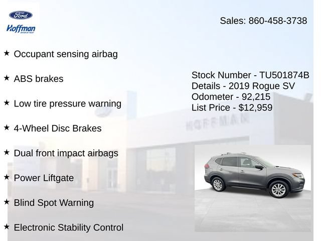 Used 2019 Nissan Rogue SV AWD/4WD image 20