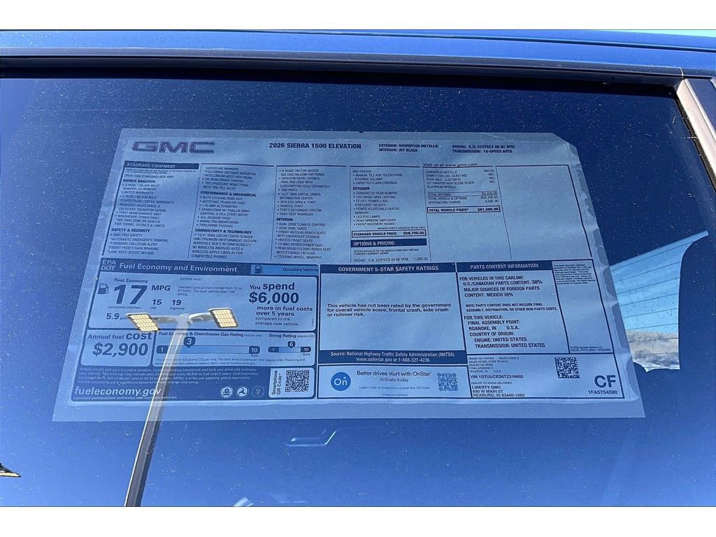 New 2026 GMC Sierra 1500 Elevation image 14