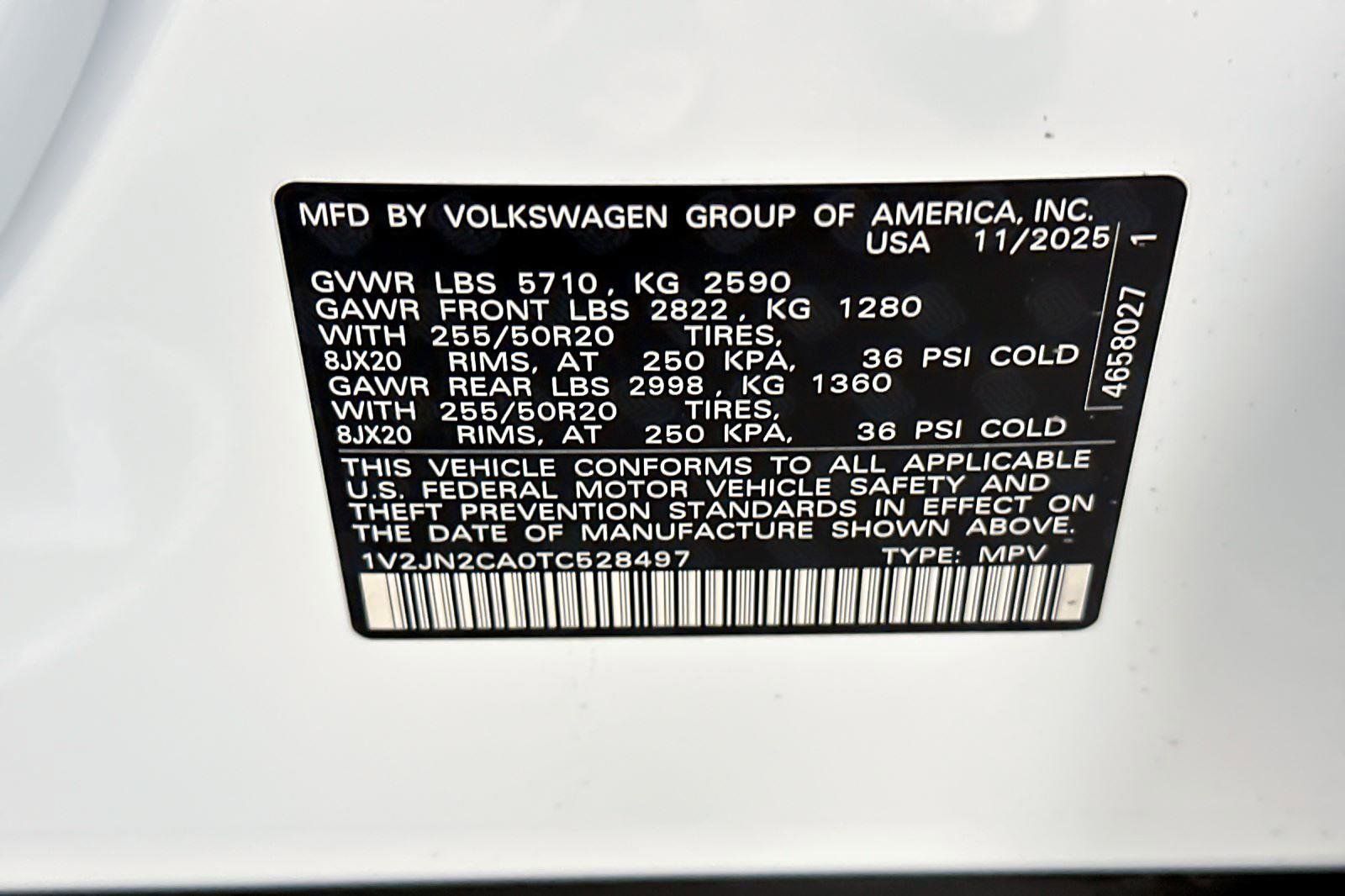 New 2026 Volkswagen Atlas SE image 27