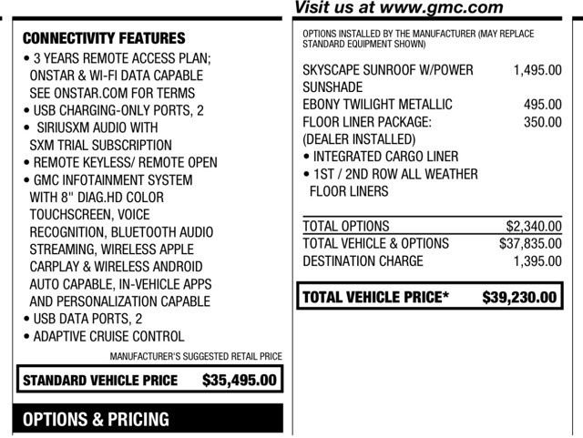 Used 2024 GMC Terrain AT4 w/ LPO, Floor Liner Package AWD/4WD image 7