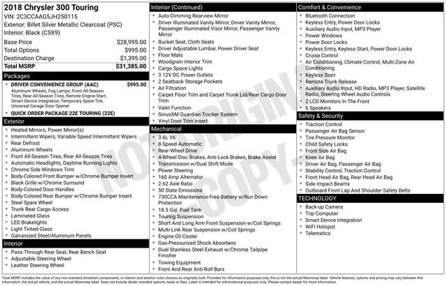 Used 2018 Chrysler 300 Touring w/ Driver Convenience Group image 43