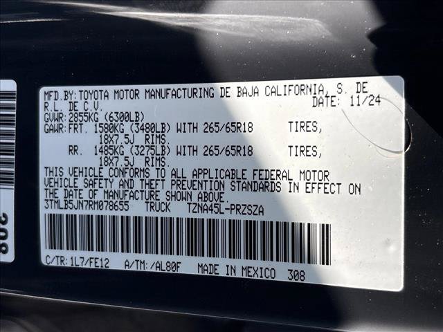Certified 2024 Toyota Tacoma TRD Sport AWD/4WD image 27